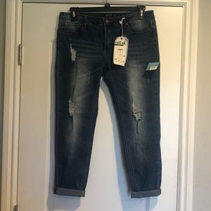 Iris Distressed Denim